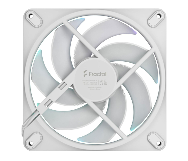 FRACTAL DESIGN Momentum 14 RGB White 140mm FD-F-MR1-1402 - 1345456 - zdjęcie 4